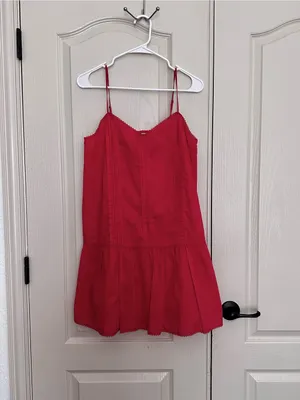 Joie Trinity Pintucked cotton mini Dress thumbnail 4