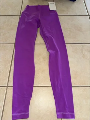 Lululemon Align High Rise 28” Moonlit Magenta Size 4 NWT thumbnail 3