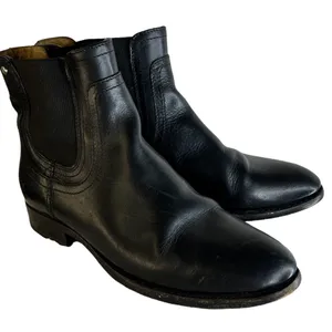 Frye‎ Black Leather Booties thumbnail 1
