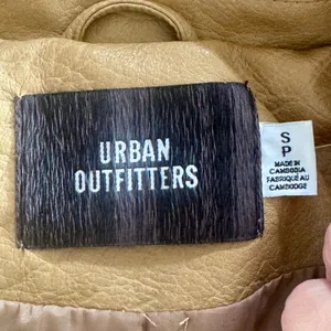 Urban Outfitters Sydney Oversized Dad Jacket Gold Tan 90s Phoebe Buffay Small thumbnail 8