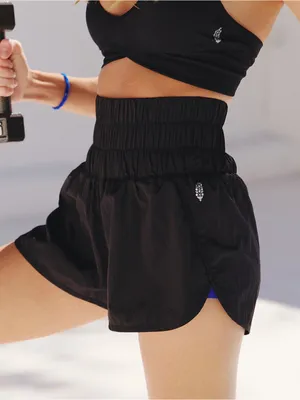 Fp movement black The Way Home Run Shorts size L thumbnail 1
