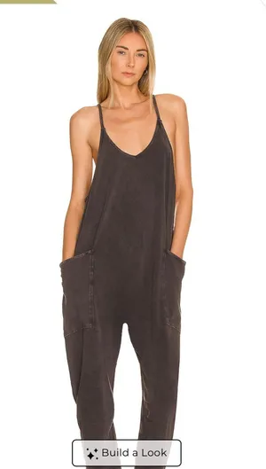 FP Movement Hot Shot Onesie in Washed Black thumbnail 1