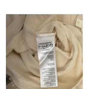 Anthropologie Maeve Textured Long Sheer Sleeve Ivory Top Blouse Feminine Small thumbnail 6