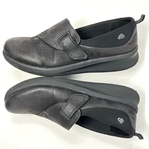 Clarks Cloudsteppers Black Sillian 2.0 Ease Adjustable Strap Slip On Shoes 7.5 thumbnail 5