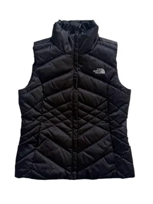 The North Face Aconcagua 550 Quilted Goose Down Puffer Vest Black Size Small thumbnail 2
