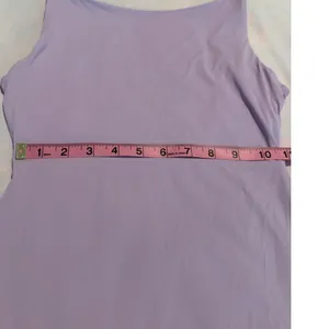 SUUKSESS Lavender Purple Low Back Tank Top Sleeveless Boat Neck XS thumbnail 3