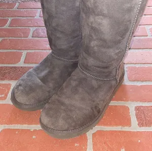 UGG classic tall grey boot thumbnail 5