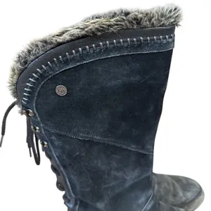 The North Face Janey Black Suede Waterproof Snow Winter Boots Primaloft Womens 8 thumbnail 3