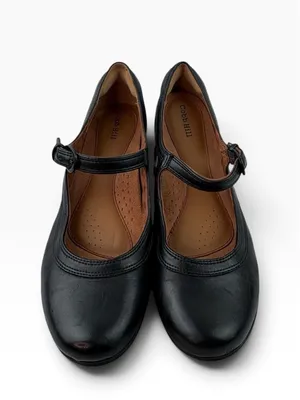 -Cobb Hill Laurel Mary Jane Womens Heels 9 Black Leather Comfort Soft Shoe thumbnail 2