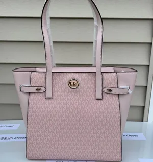 Michael Kors DK Powder Blush Carmen Tote Large Leather Purse thumbnail 1