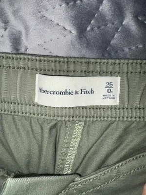Abercrombie & Fitch Green Cargo Pants thumbnail 4
