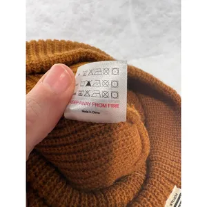 FURTALK Brown Bear Ear Knit Beanie Hat‎ Womens Ribbed Acrylic Winter Cap thumbnail 7