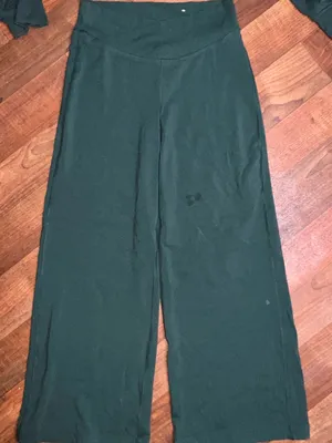 Old Navy Forest Green Wide Leg Pants thumbnail 3