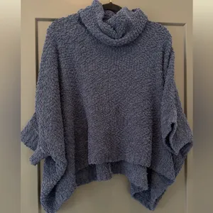 Navy Knit Turtle Neck Sweater Blue thumbnail 4