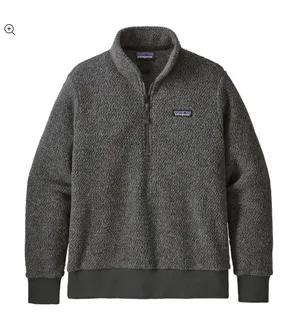 Patagonia Woolyester Fleece Pullover Women's Large Gray 1/4 Zip thumbnail 1