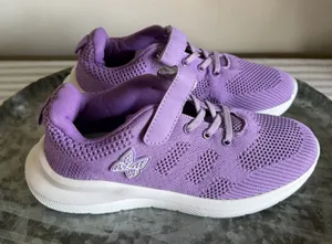Women's Light Purple and White No Tie Shoe Size 38 aka 8 #260765 thumbnail 1
