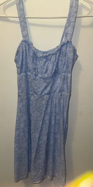 Altar'd State Blue Floral Dress thumbnail 1