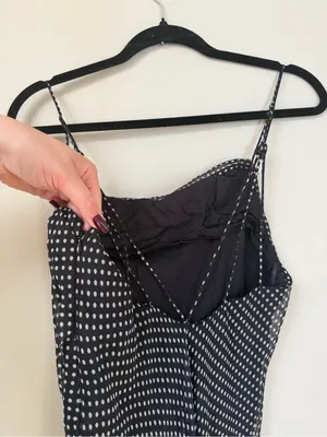 Urban Outfitters Sheer Black Polkadot Slip Maxi Dress thumbnail 5