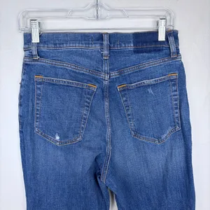 Abercrombie & Fitch The Ankle Straight Jeans Ultra High Rise Curve‎ Love 28/6 thumbnail 9