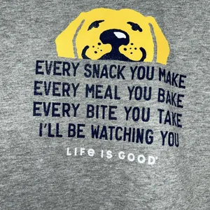 Life is Good Unisex Standard Crusher Graphic T-Shirt Size Medium Grey. NWT thumbnail 2