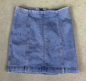 Free People Modern Femme Denim Stretch Skirt thumbnail 1