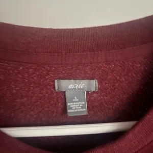 Aerie Deep Red Crew Neck Sweater thumbnail 2