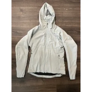 Patagonia Womens Medium Tough Puff Hoody Drifter Gray Jacket thumbnail 5
