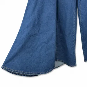 Boutique NWOT Ultra High Rise Extreme Wide Leg Flowy Boho Chic Jeans Medium thumbnail 6