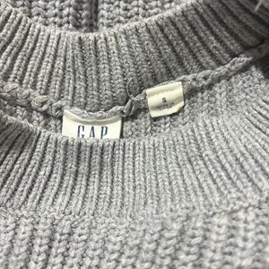 Gap Boatneck Sweater Heather Gray Women's Small thumbnail 4