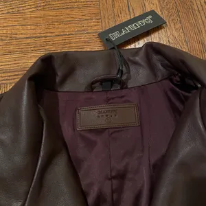 [BLANKNYC] Faux Leather Oversized Blazer thumbnail 3