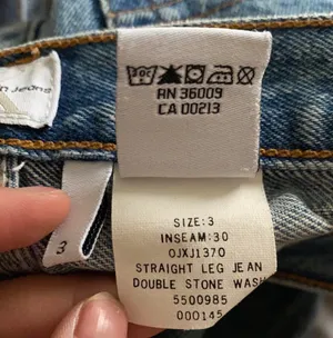 Calvin Klein vintage straight leg light wash jeans thumbnail 3