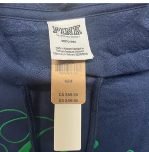 PINK Victoria's Secret Cropped Hoodie thumbnail 3
