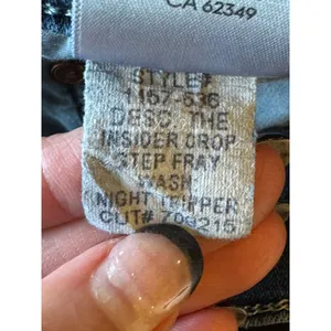 Mother Jeans Women 26 Blue Denim‎ Night Tripper The Insider Crop Fray Streetwear thumbnail 14