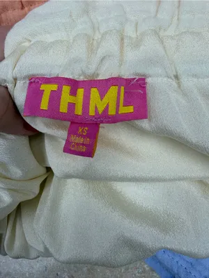 THML Tiered Spaghetti-Strap Maxi Dress in Cream, Peach, Pink, Mint & Lavender thumbnail 3