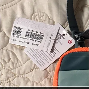 lululemon athletica Crossbody Bag - Green with Orange Trim thumbnail 5