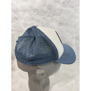 Mighty Fine Orca Whale Earth‎ Day Trucker Hat Blue White Snapback Mesh Cap thumbnail 4