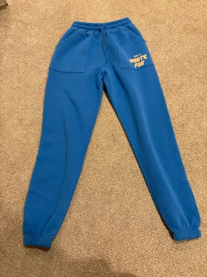 White fox sweatpants thumbnail 2