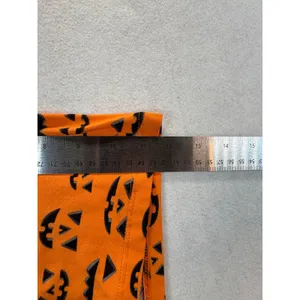 Pillow Talk Halloween Pajama Shorts Womens Medium Orange Jack-O-Lantern Pumpkin thumbnail 7