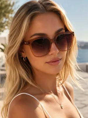 QUAY Womens WIDE AWAKE 77694 Coffee Rose Frame Brown Lenses Sunglasses 59 16 145 thumbnail 10
