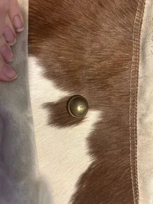 Large western tote bag Tan thumbnail 2