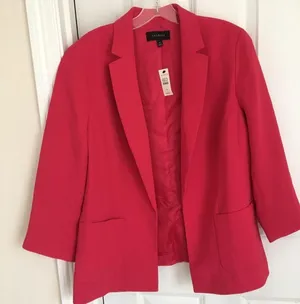 Talbots refined crepe no close blazer thumbnail 1