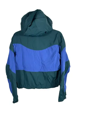 Lululemon Evergreen Cropped Full-Zip Hoodie Size 4 Green Jasper Wild‎ Indigo thumbnail 4