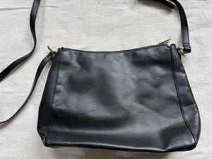 A New Day Black Pebbled Crossbody Bag with Adjustable Strap, practical, easy thumbnail 5