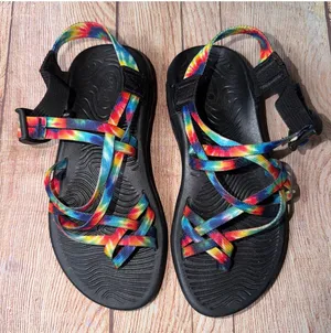Chacos Women's Size 6 Rainbow Strap Sandals thumbnail 1