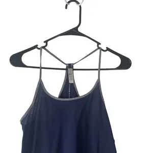Under Armour Womens Navy Blue HeatGear Threadborne‎ Racerback Tank Top Small thumbnail 3
