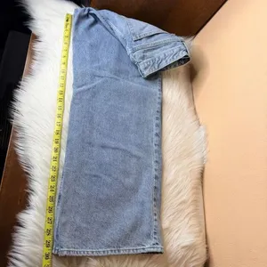 H&M Button Fly Straight Leg Jeans Size 10 thumbnail 7