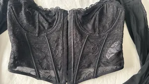 Garage corset lace long sleeve thumbnail 2
