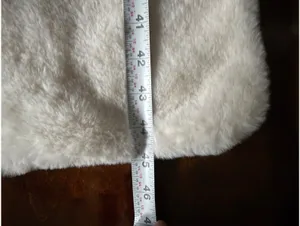 Cozy Cream Faux Fur Scarf - One Size thumbnail 4