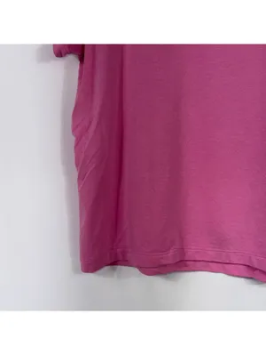 Nike The Nike Tee Pink Embroidered Swoosh Short Sleeve T-Shirt Women’s Size L thumbnail 3