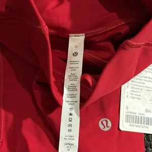 Lululemon NEW Base Pace High Rise Short 8" Dark Red Nulux Size 0 thumbnail 7